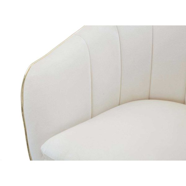 Fauteuil en métal et tissu Paris - 7
