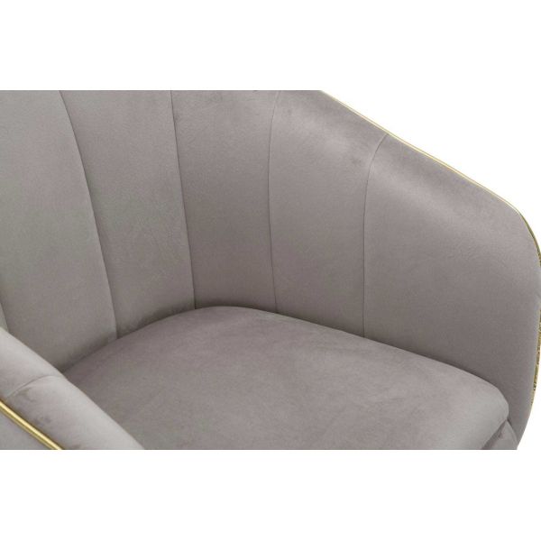 Fauteuil en métal et tissu Paris - 7