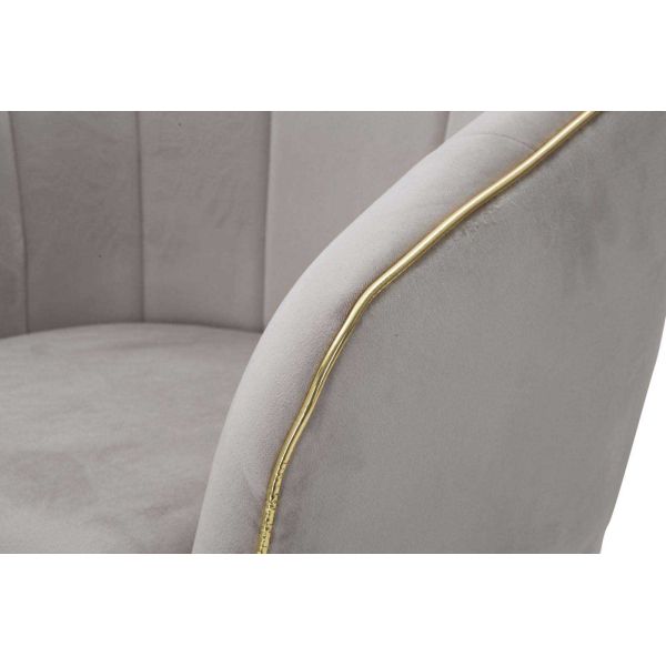 Fauteuil en métal et tissu Paris - 8