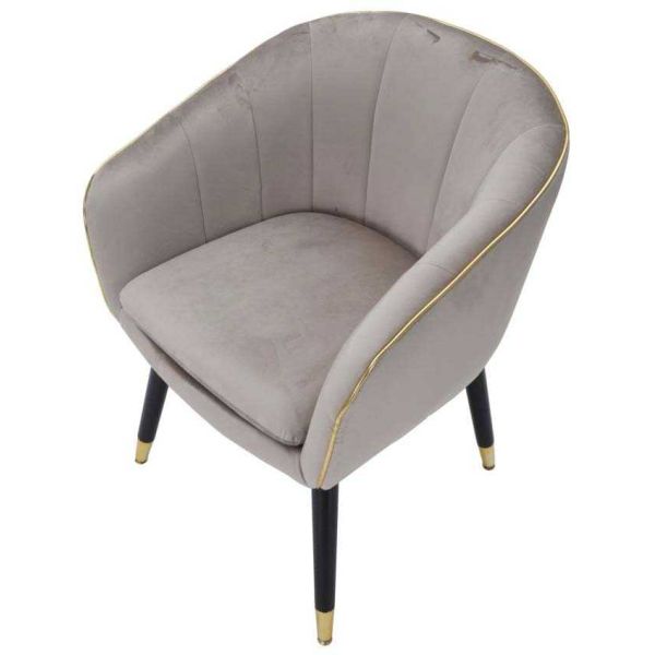 Fauteuil en métal et tissu Paris - 5