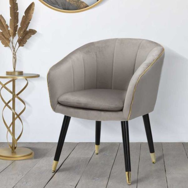 Fauteuil en métal et tissu Paris - MAURO FERRETTI