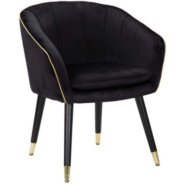 Fauteuil en métal et tissu Paris