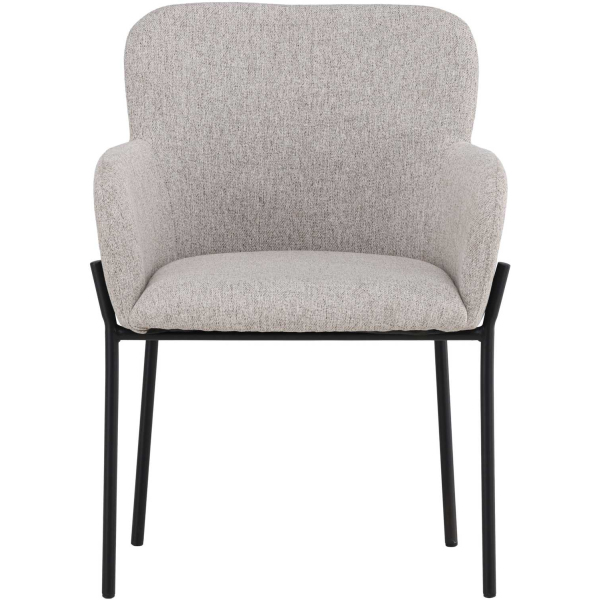 Fauteuil en métal et tissu Vätö - VEN-1164
