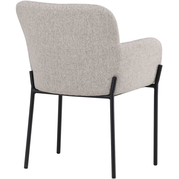 Fauteuil en métal et tissu Vätö - 5
