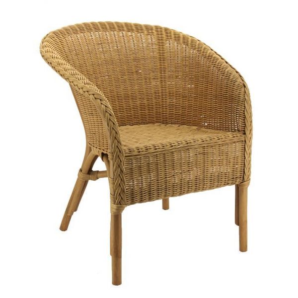 Fauteuil moelle de rotin Coïncidence (Miel) Fauteuil moelle de rotin Coïncidence (Miel)