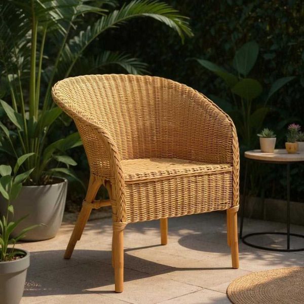 Fauteuil moelle de rotin Coïncidence - AUBRY GASPARD