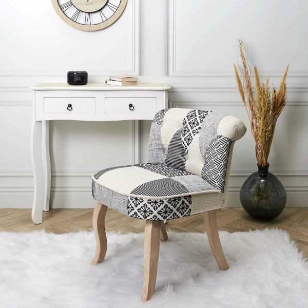 Fauteuil patchwork Eleonor - THE HOME DECO FACTORY