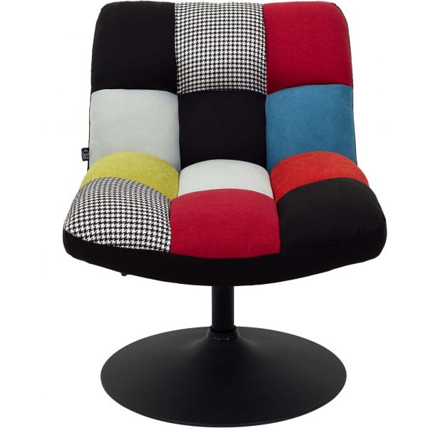 Fauteuil pivotant en tissu Anton - CMP-3468