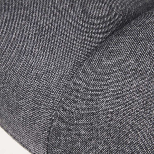 Fauteuil pivotant en tissu Washington - 6
