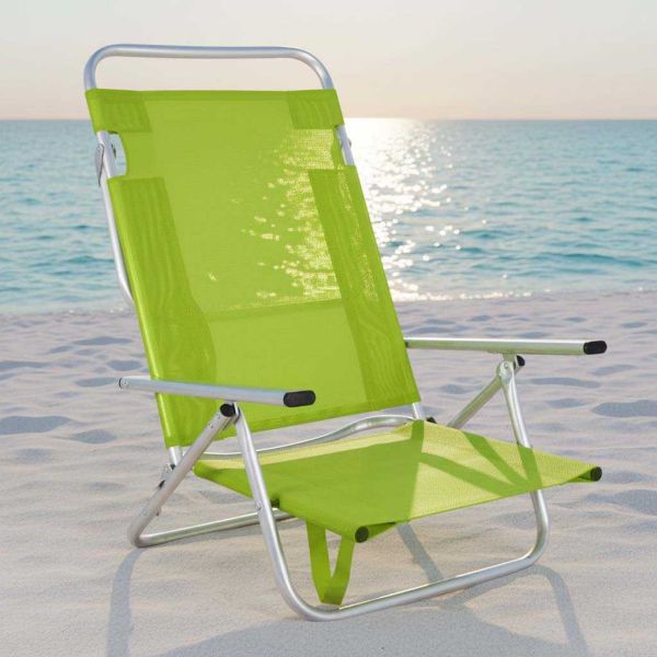 Fauteuil de plage en aluminium Maribel - HEVEA