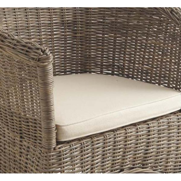 Fauteuil poelet gris Ara - AUB-1060