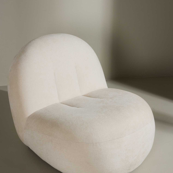 Fauteuil en polyester 65 x 84 x 61 cm Omaha - 6