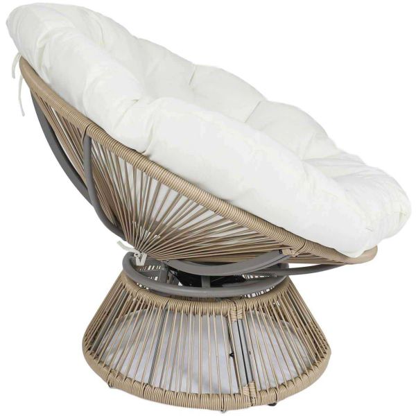 Fauteuil en polyéthylène filaire Cancun - CMP-5262