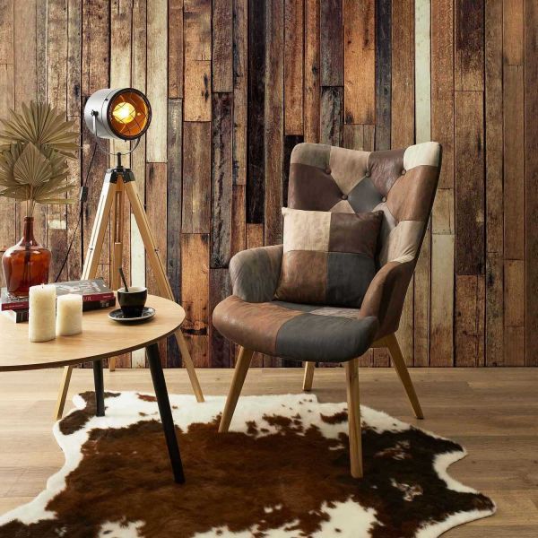 Fauteuil en polyuréthane patchwork Helsinki - 7