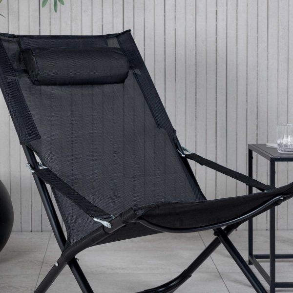 Fauteuil relax de jardin pliant Seville (Lot de 2) - 7