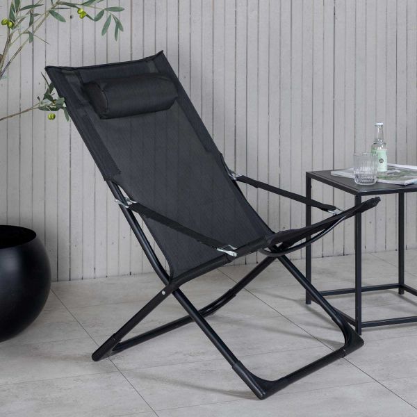 Fauteuil relax de jardin pliant Seville (Lot de 2) - 8