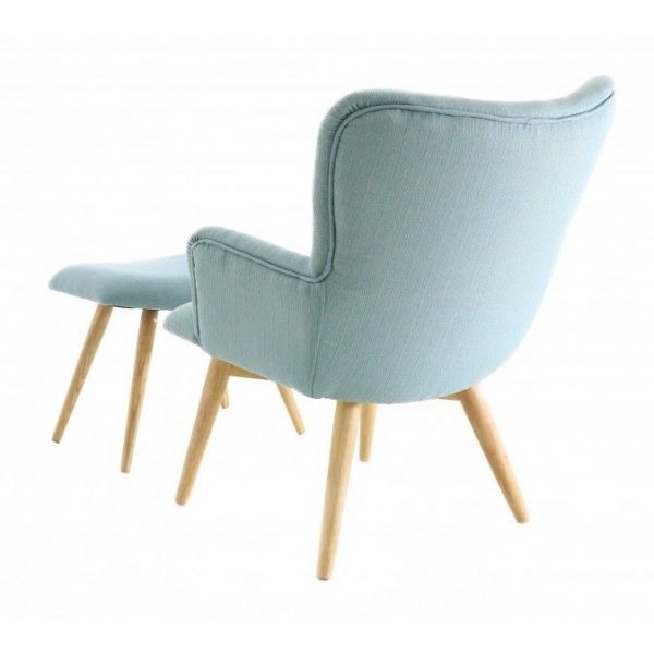 Fauteuil avec repose pieds Stockholm - 329