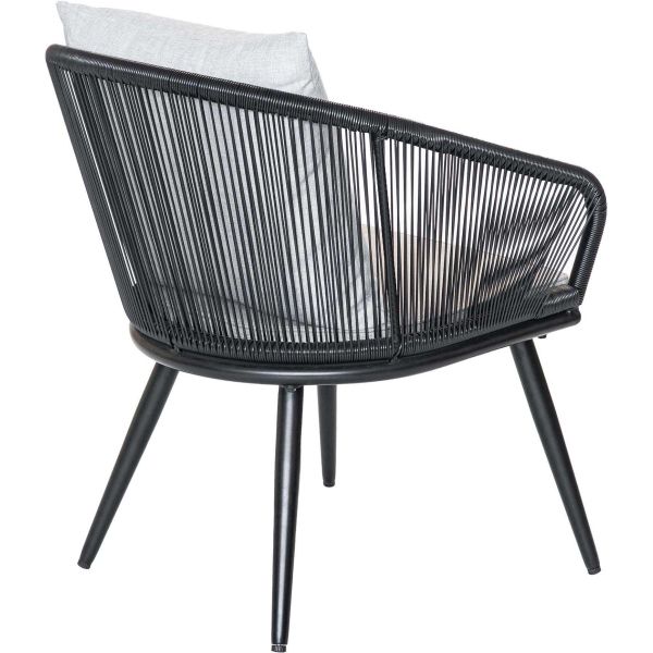 Fauteuil en résine tissée et aluminium Comores (Lot de 2) - MOR-0185