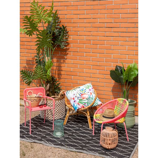 Fauteuil rond enfant en rotin Lune - AUBRY GASPARD