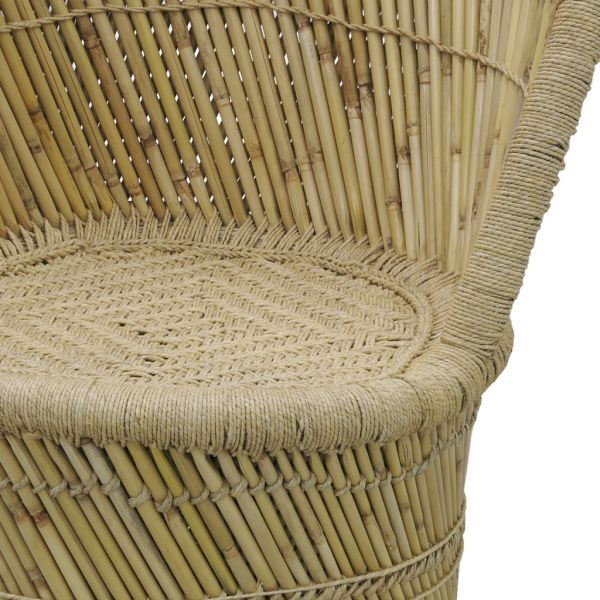 Fauteuil en roseau naturel - 5