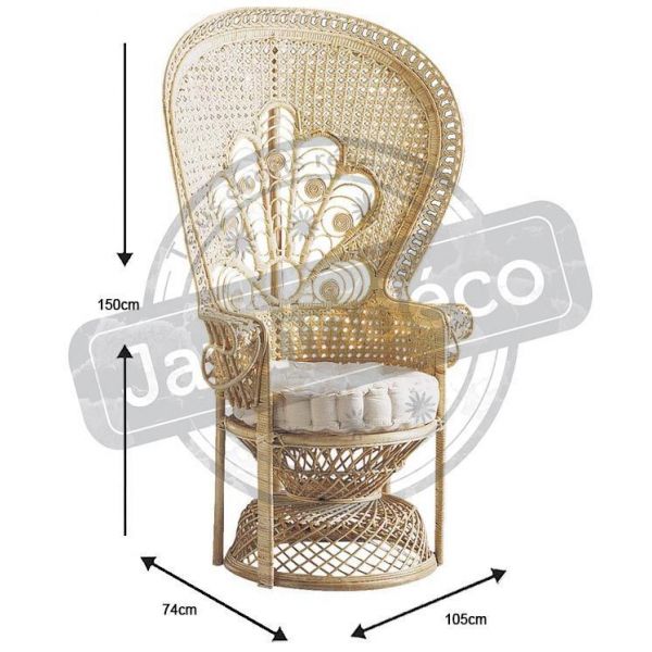 Fauteuil rotin Emmanuelle - AUBRY GASPARD