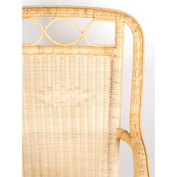 Fauteuil rotin naturel Empereur - 165