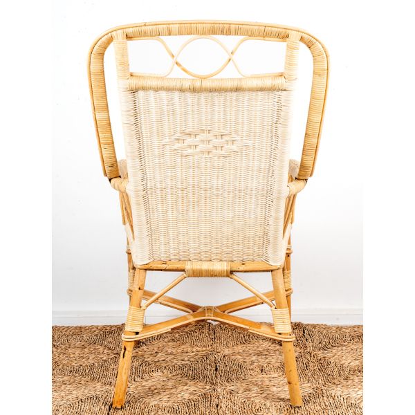 Fauteuil rotin naturel Empereur - 5