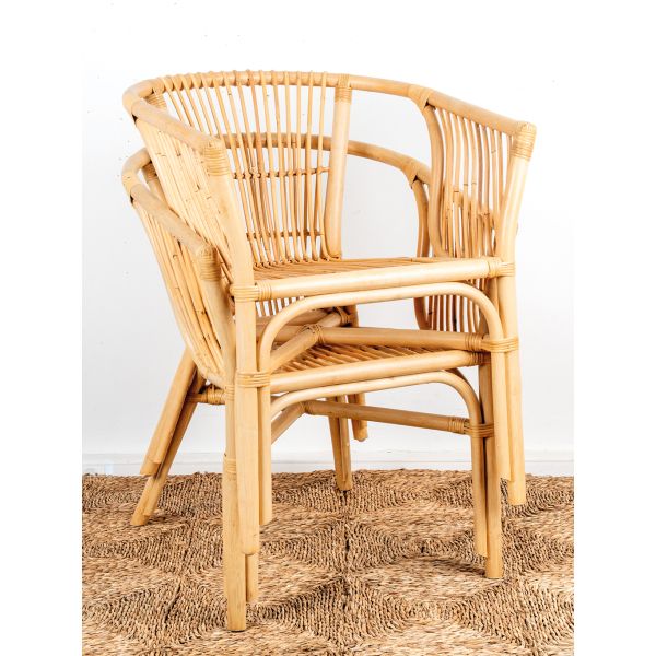 Fauteuil en rotin naturel Java - 6