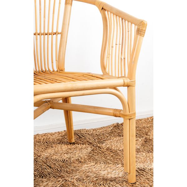 Fauteuil en rotin naturel Java - AUB-3477
