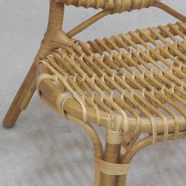 Fauteuil en rotin naturel Lazy - 175