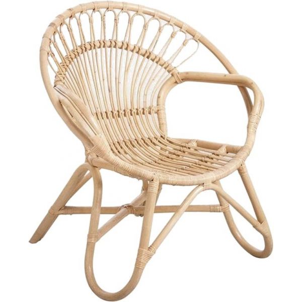 Fauteuil en rotin naturel Tengah