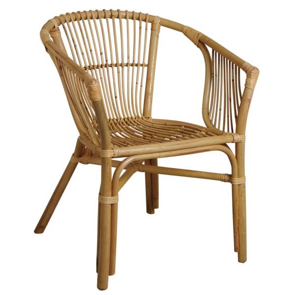 Fauteuil en rotin naturel Java