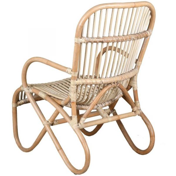 Fauteuil cocooning en rotin naturel - AUBRY GASPARD