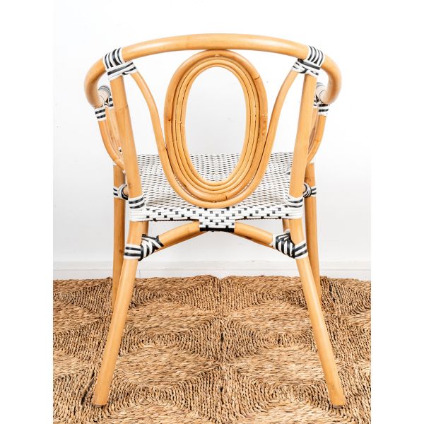 Fauteuil en rotin naturel et polyrésine Ona - 5
