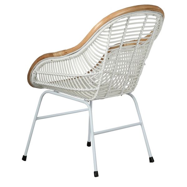 Fauteuil en rotin synthétique ajouré Luce - AUBRY GASPARD