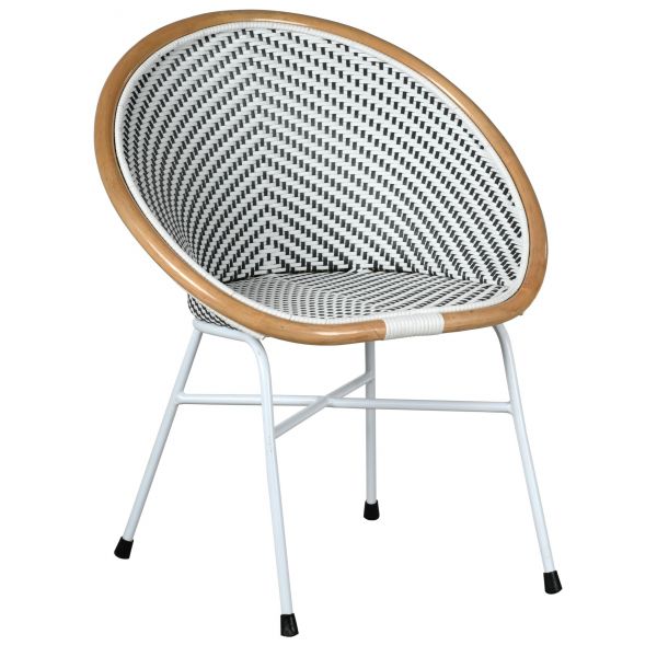 Fauteuil en rotin synthétique Ode