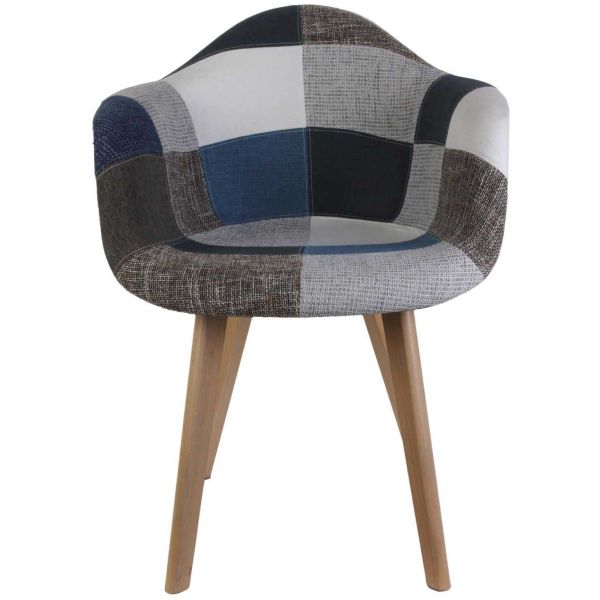 Fauteuil scandinave Patchwork (Lot de 2) - 159