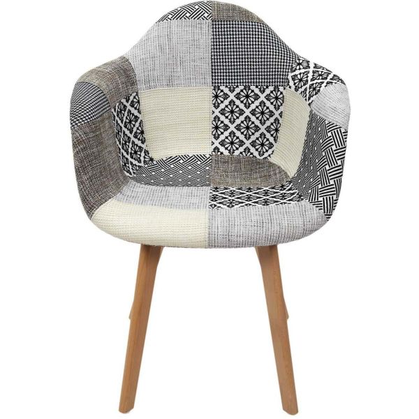 Fauteuil scandinave Patchwork (Lot de 2) - 189