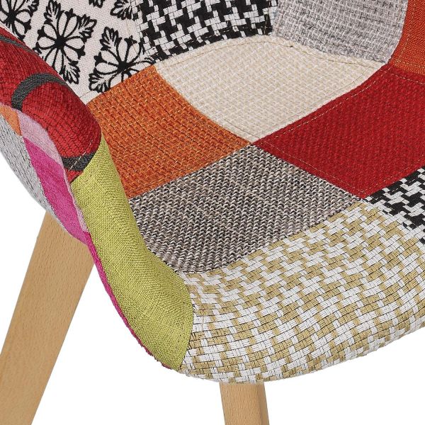 Fauteuil scandinave pour enfants Patchwork - 6