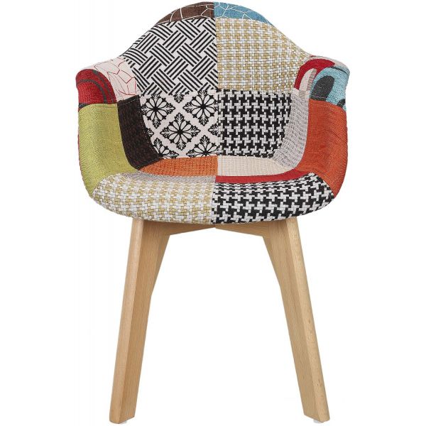 Fauteuil scandinave pour enfants Patchwork - CMP-3220