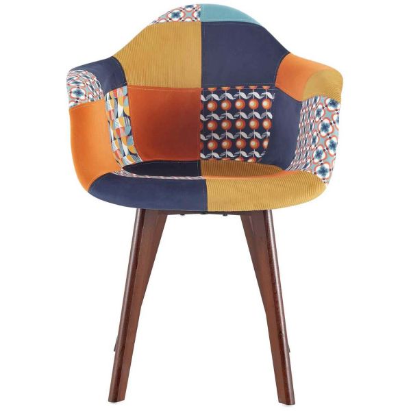 Fauteuil scandinave patchwork (Lot de 2) - 169