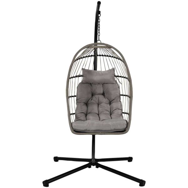 Fauteuil suspendu en métal et polyester Hanoi - CMP-5275