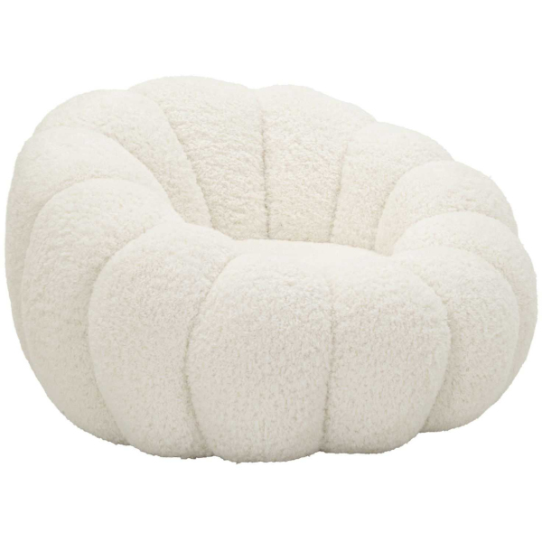 Fauteuil en tissu Bubble 92 x 61 cm