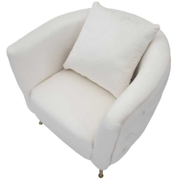 Fauteuil en tissu Bucarest 76 x 74 x 71 cm - 6