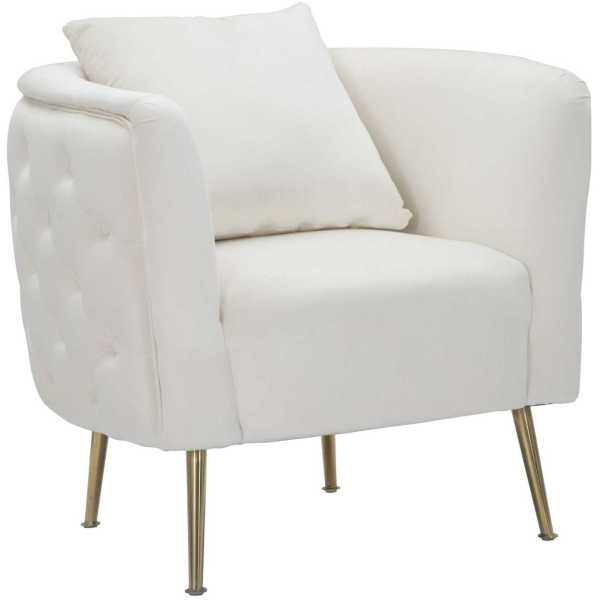 Fauteuil en tissu Bucarest 76 x 74 x 71 cm