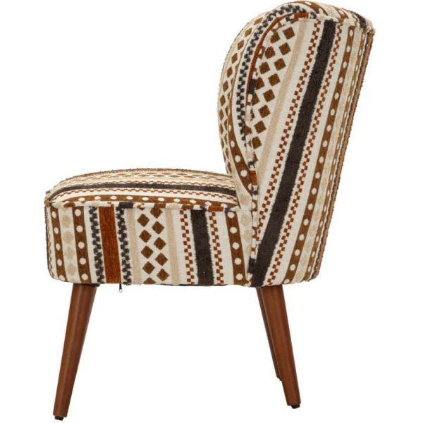 Fauteuil en tissu Ethnic 65 x 68 x 80 cm - 239