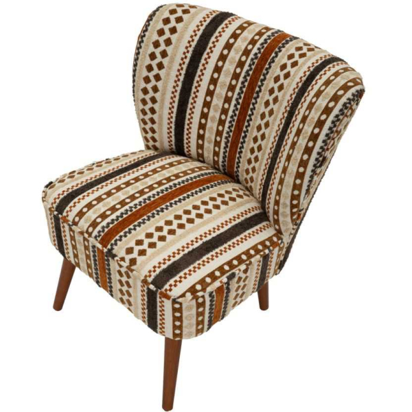 Fauteuil en tissu Ethnic 65 x 68 x 80 cm - 5