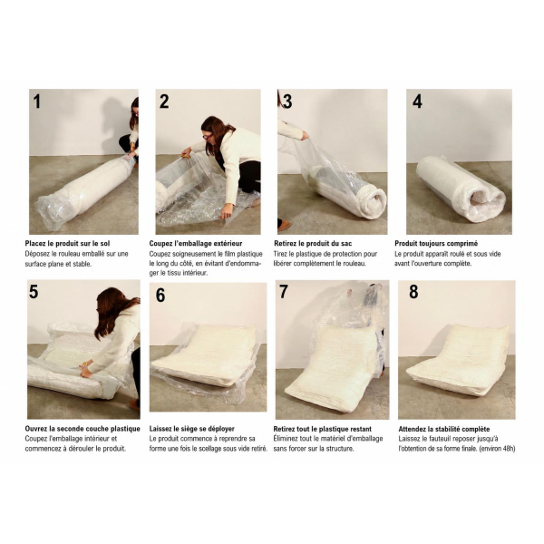 Fauteuil en tissu Mask 103 x 100 x 80 cm - 8