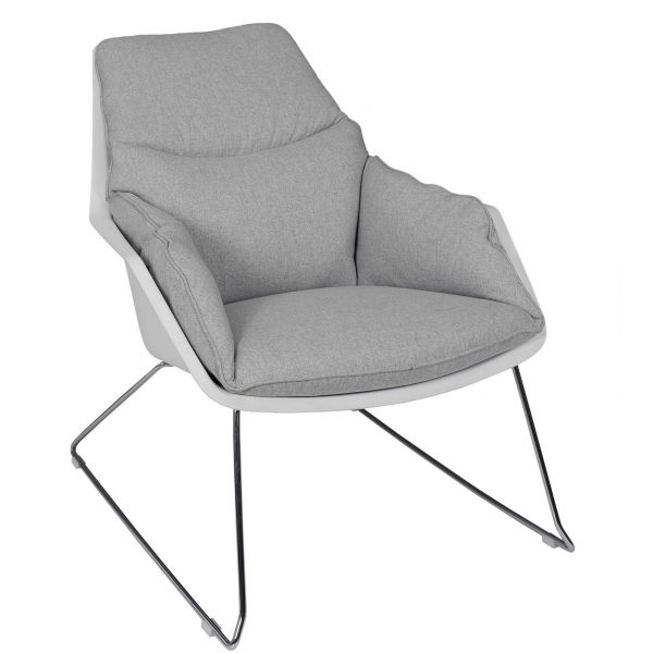 Fauteuil en tissu Mora