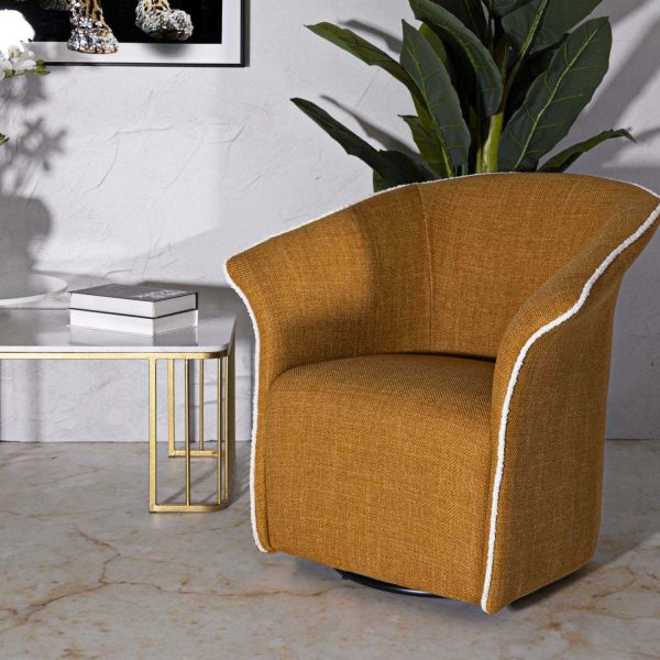 Fauteuil en tissu Siena 83.5 x 66 x 80 cm - MAURO FERRETTI